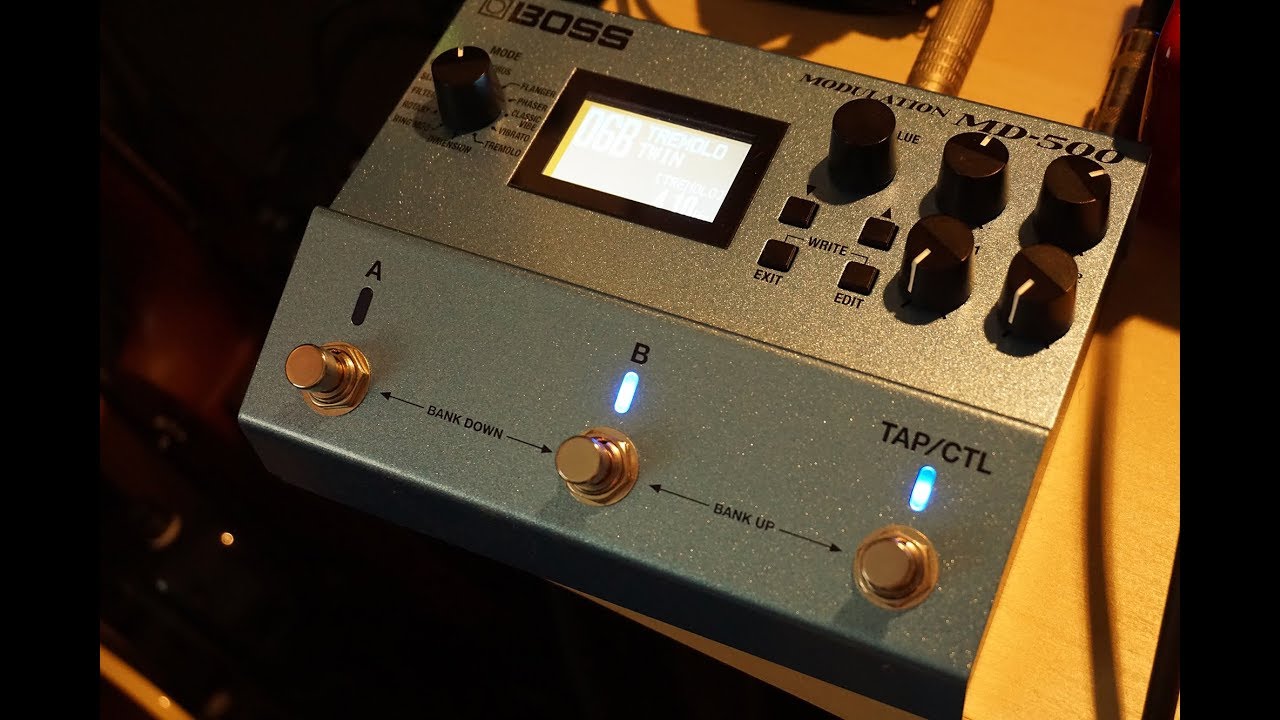 BOSS MD-500 Modulation Multi - YouTube