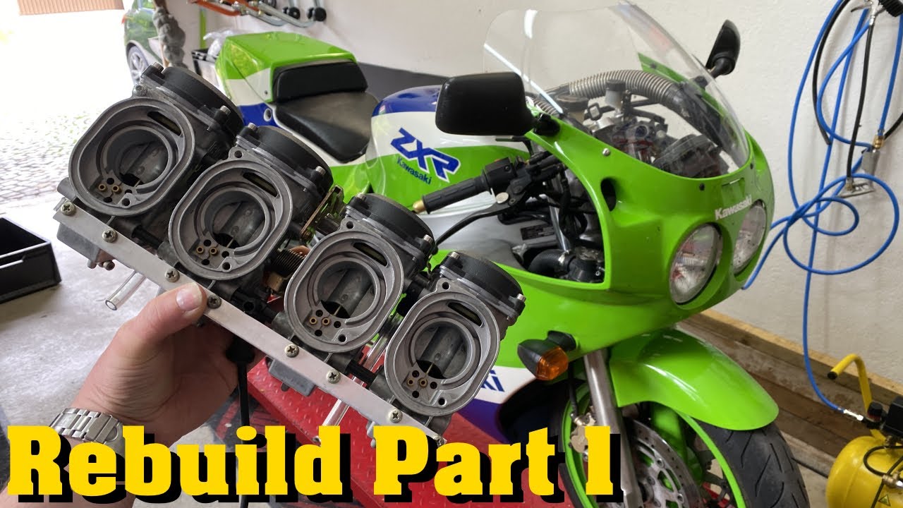 Kawasaki ZXR 750 H1 Strip Down - Detailed [Engine Rebuild Part 1