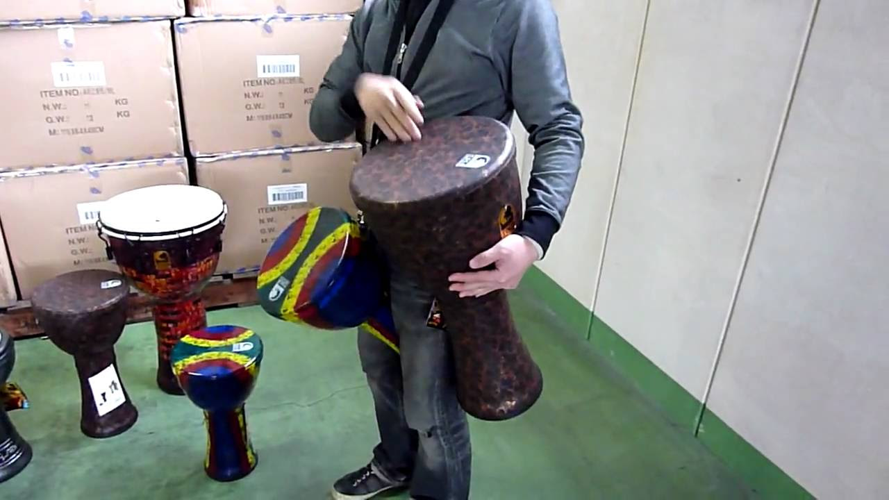 ♪ TOCA NEW DJEMBE Toca Lightweights Series Hand Drums - YouTube