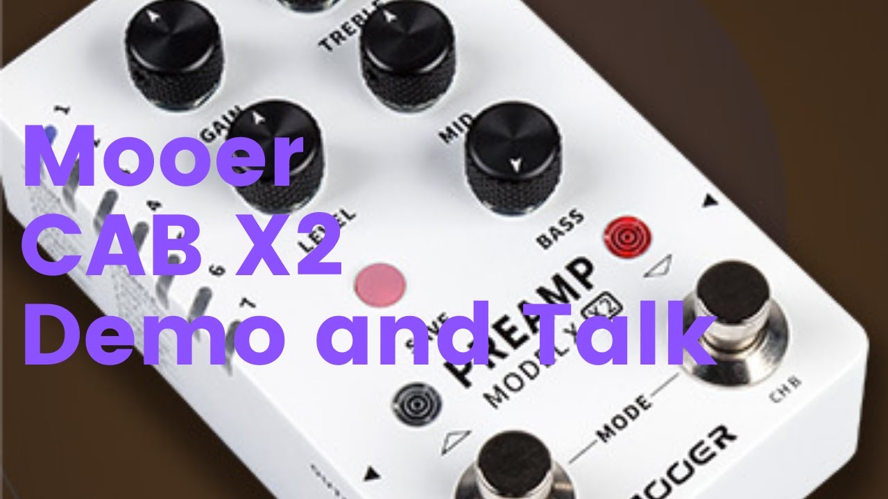 Mooer Preamp X2 (Demo and Talk) - YouTube