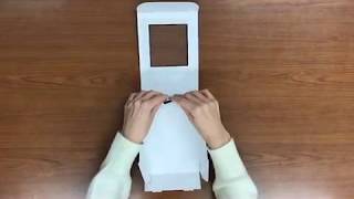 ケースN式 グレー フィルム窓付: ギフトボックス・外箱｜包装資材