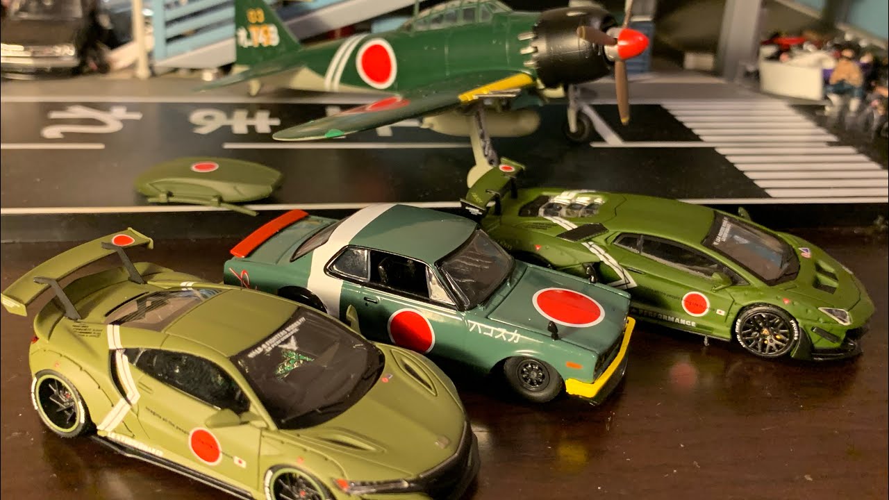 1/64 ゼロファイター（Zero Fighterスペシャル！NSX、ランボルギーニ