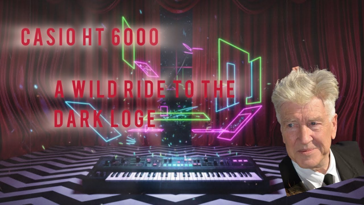 Casio HT 6000 Top of the line Synthesiser that's also 80s