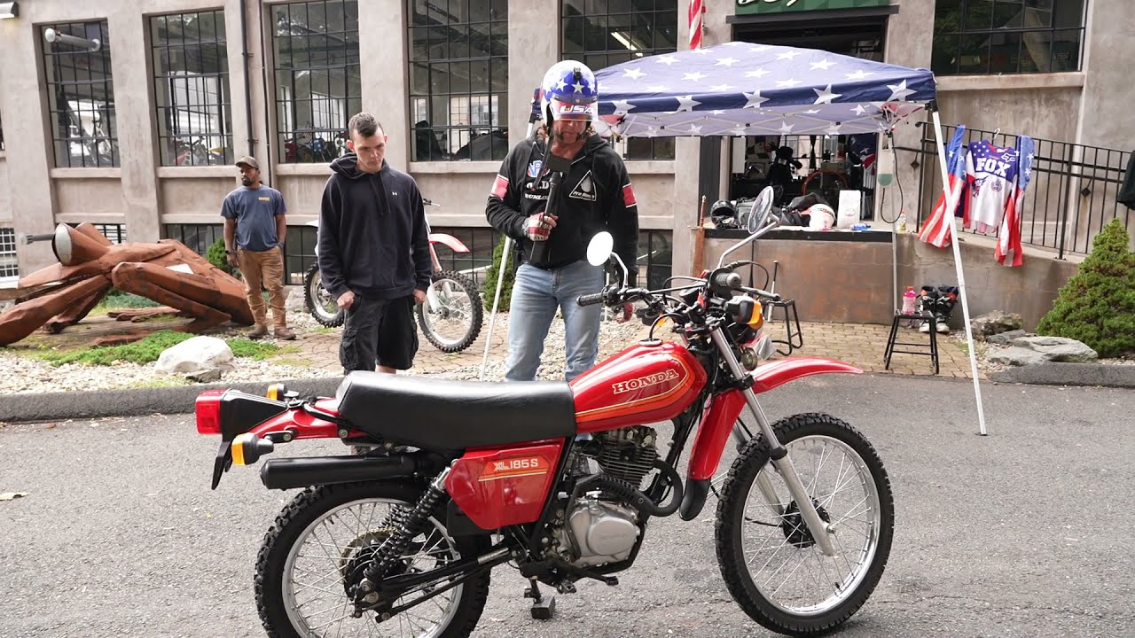 WORLDS FINEST 1980 Honda XL185S AND THE WEED ZAPPER - YouTube