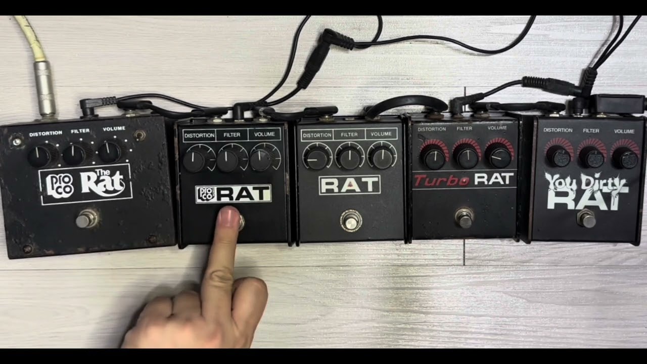 Proco RAT1 vs Proco RAT2 1987 vs RAT2 1993 | Sound Check【魔法の箱