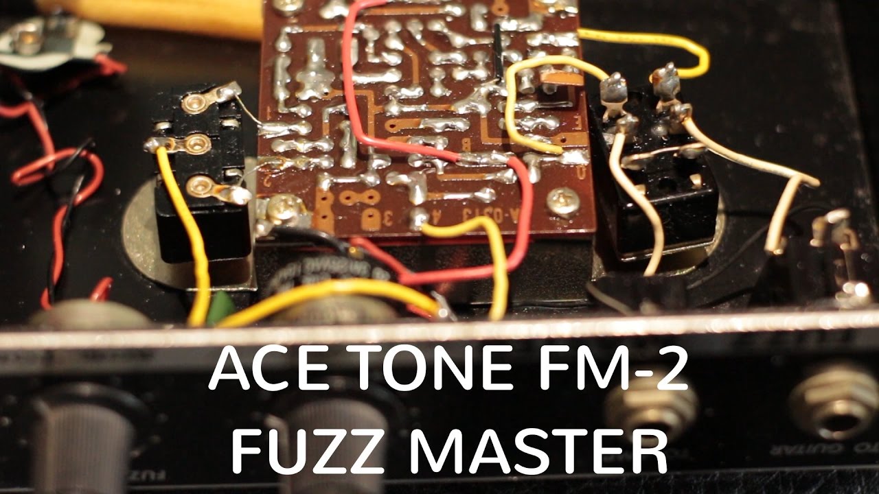 SOLD】ACE TONE FUZZ MASTER FM-3 - YouTube