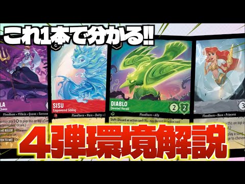 LORCANA] What's the environment like in Set 4? Introducing notable