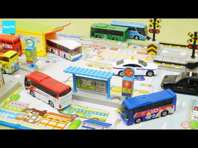 Tomica Handy 3D Map Station Rotary Time-lapse Bus Taxi Railroad