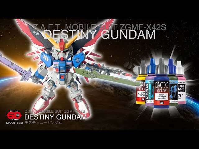 Hand-painted depends on destiny?】AV 水性油丨Destiny Gundam丨機動