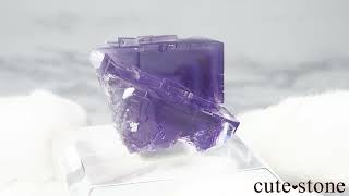 スペイン Berbes産 パープルフローライトの原石 No.29 - cute stone -