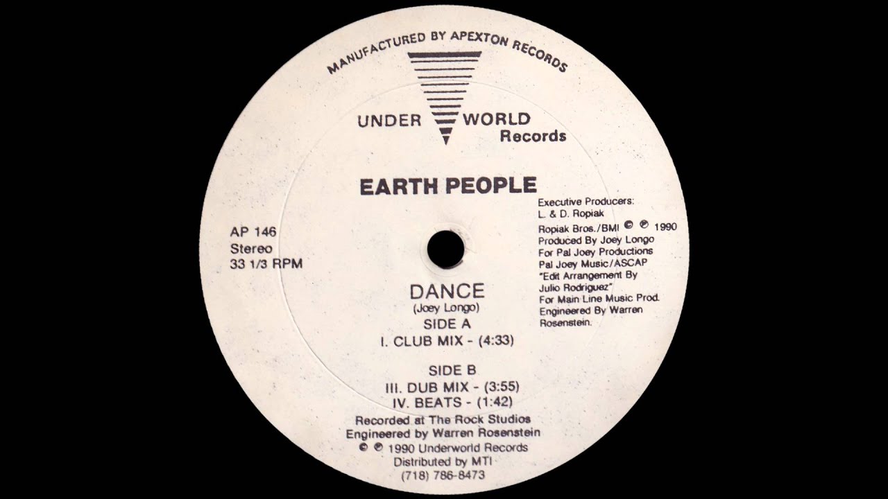 Earth People - Dance (Dub Mix) [1990] - YouTube