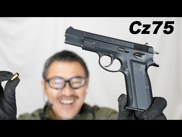 Cz75 CZ公式 カート排莢ガスブローバックガン マットブラックABS