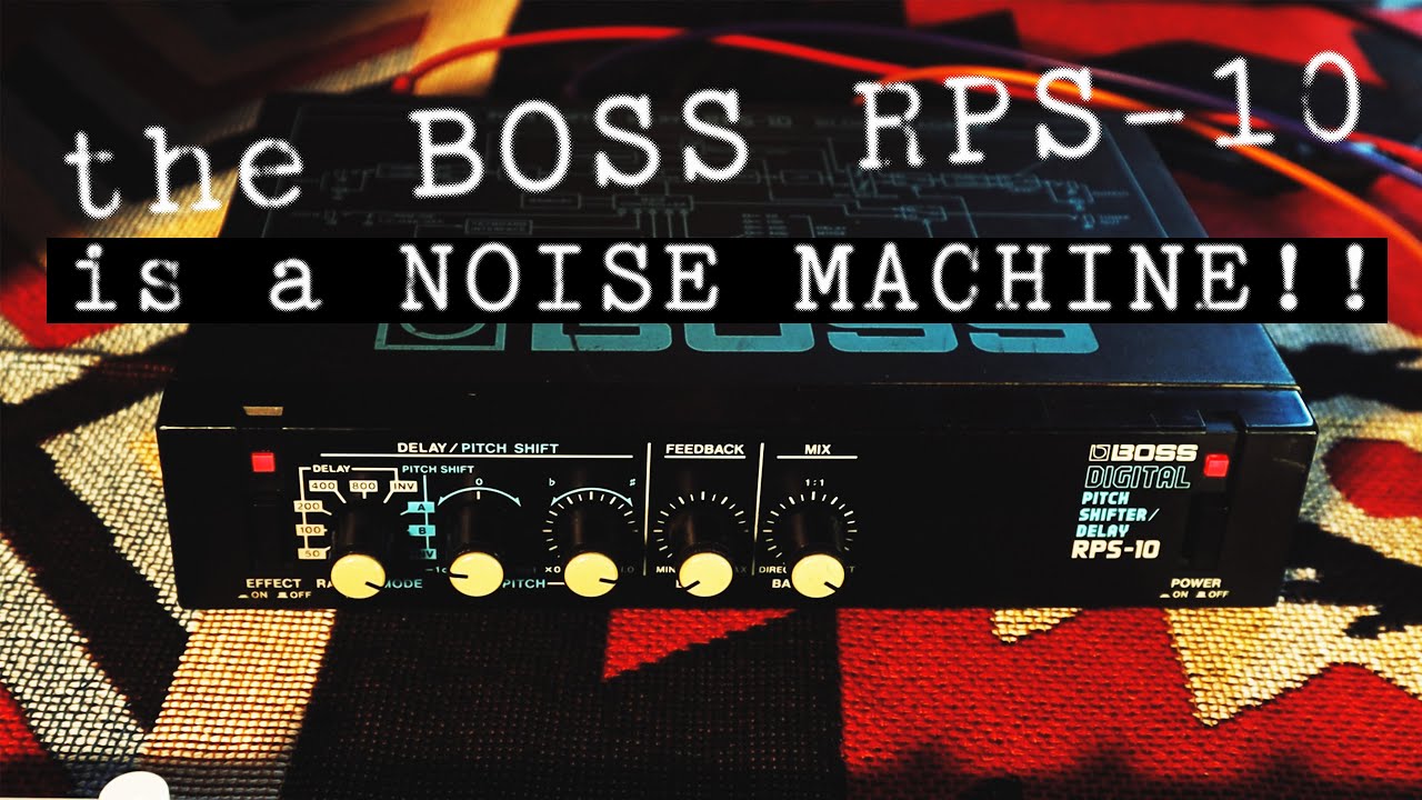 BOSS RPS-10 1980s Vintage Digital Pitch shifter/Delay Micro Rack