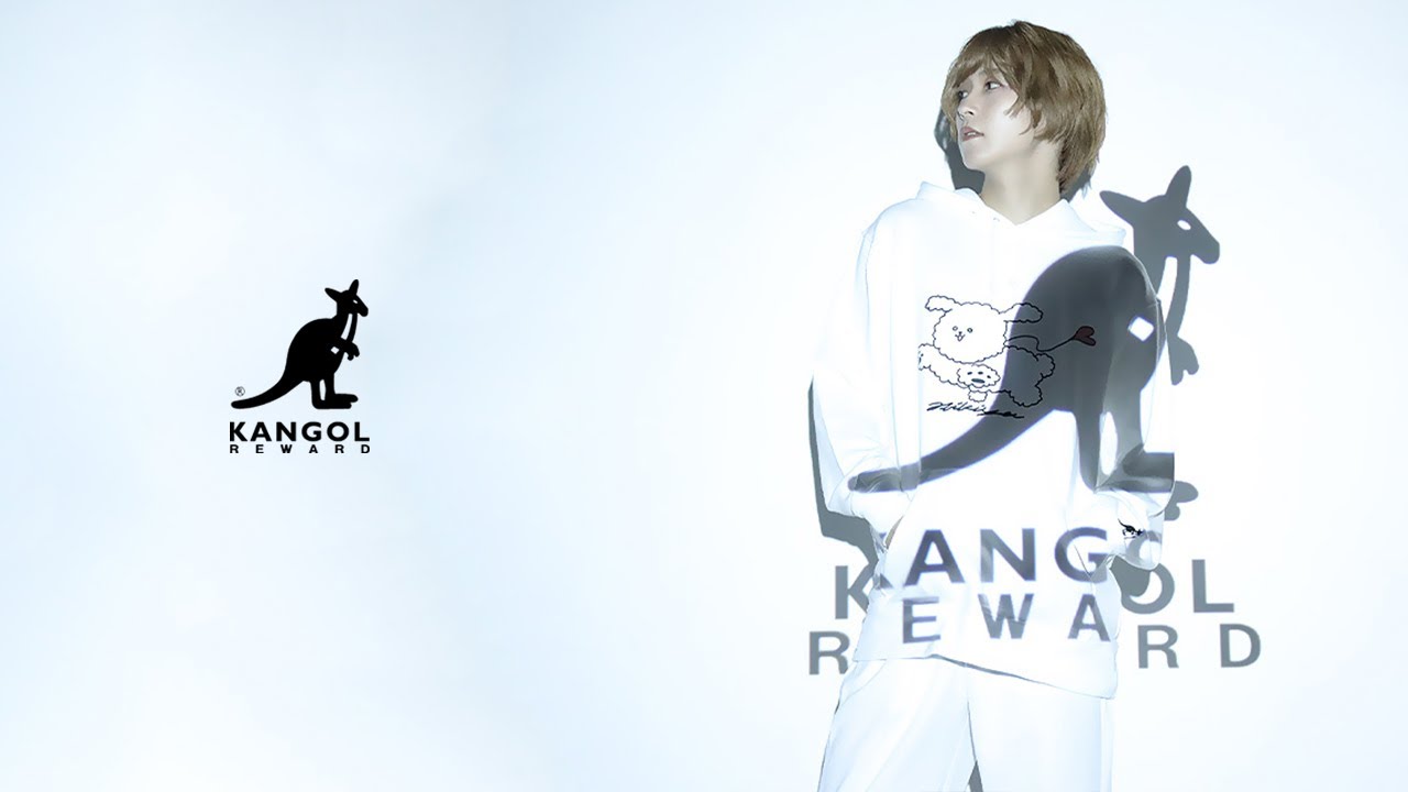 完全受注生産】富園力也×KANGOL REWARD コラボプルオーバーパーカー