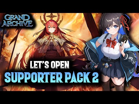 Supporter Pack 2 Opening! + Tristan Deckbox and AX Goodies! Grand