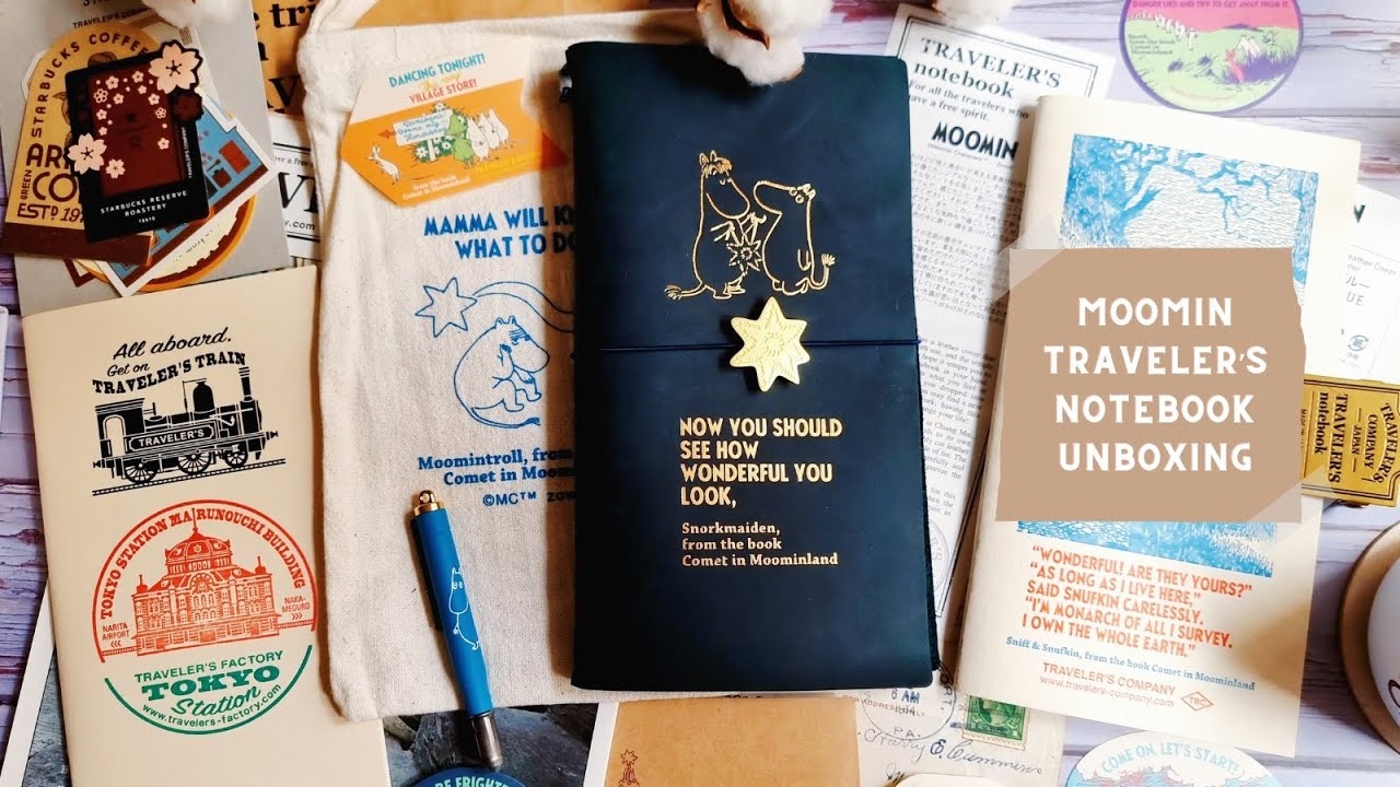 New Traveler's Notebook unboxing, Moomin limited edition