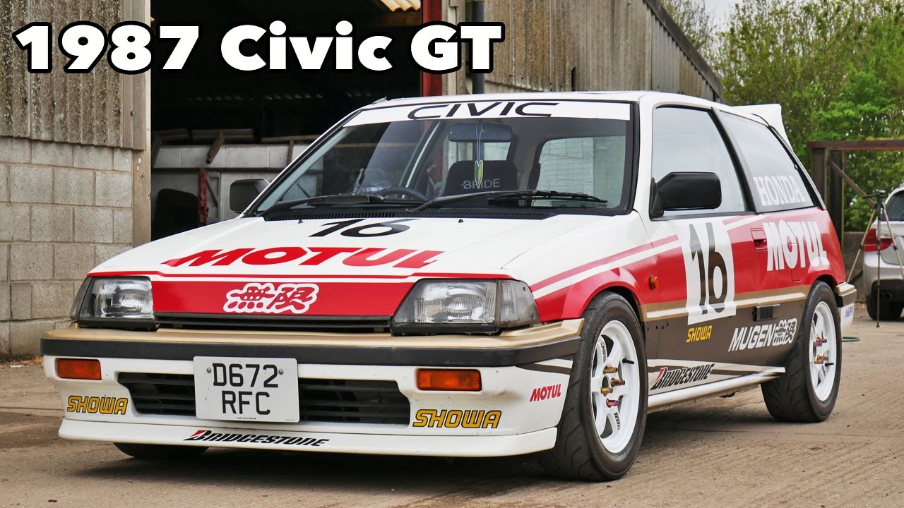 Pete's 1987 Honda Civic GT. Mugen, Motul, Group-A goodness.. - YouTube