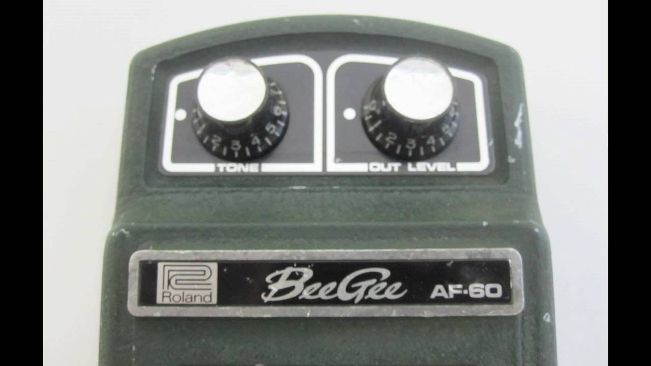 ROLAND AF-60 BEE GEE FUZZ PEDAL AUDIO SAMPLE in HD - YouTube