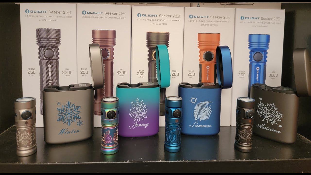 Baton 3 Premium Titanium Seasons Edition - Olight Canada Black