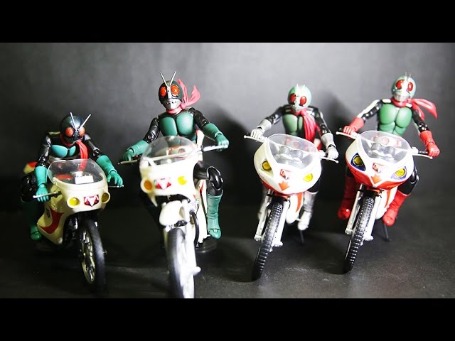 SH Figuarts Kamen Rider 2 & Cyclone Review - YouTube