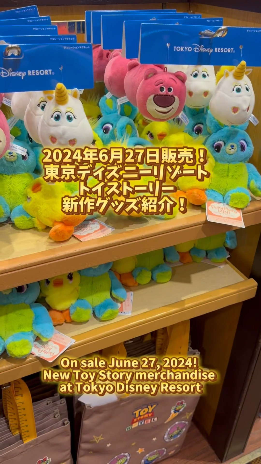 2024年6月27日販売の東京ディズニーリゾートのトイストーリーグッズが
