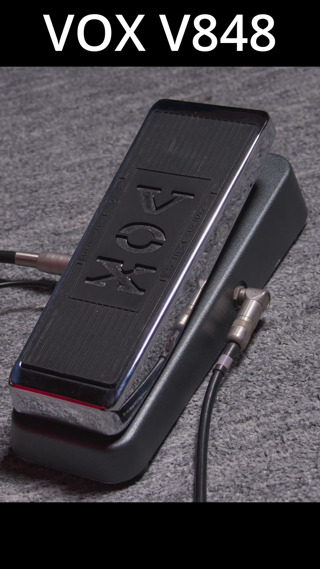 VOX V848 で遊んでみた WAH WAH ワウペダル - YouTube