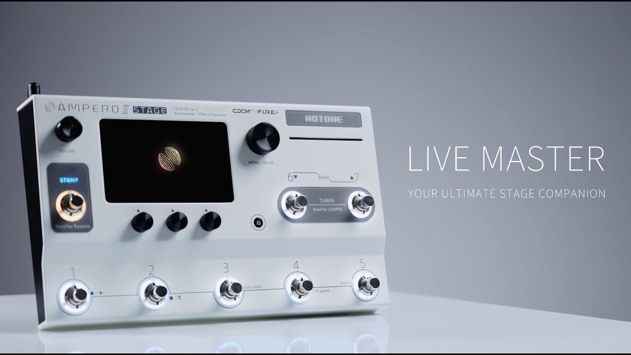 HOTONE | AMPERO Ⅱ STAGE | マルチ・エフェクター | 製品情報