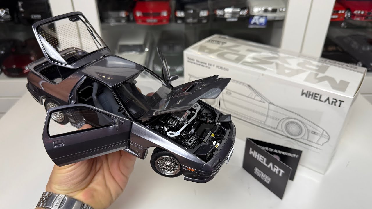 1:18 Mazda Savanna RX-7 FC3S ♾️ - Whelart (Unboxing) - YouTube