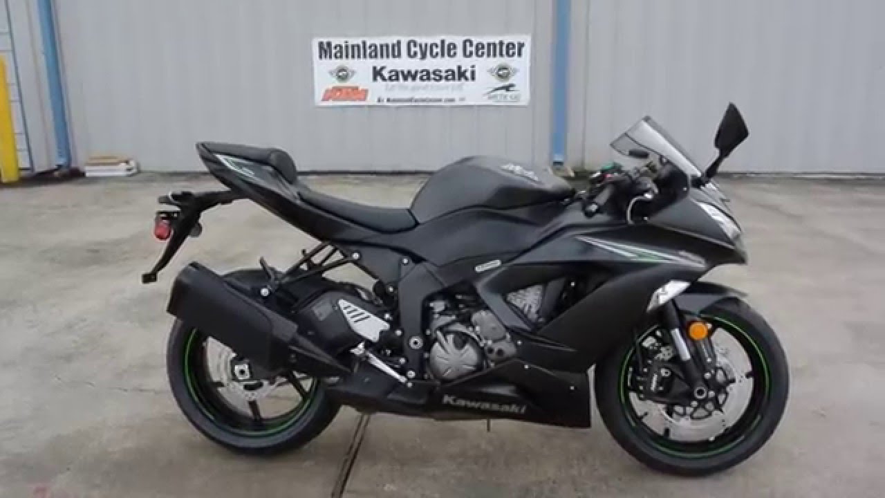 $12,699: 2016 Kawasaki ZX6R 636 ABS Ninja Metallic Matte Carbon