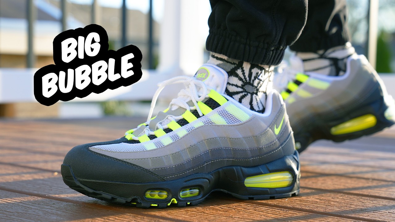 Nike Air Max 95 Neon Big Bubble 2025 Review & On Feet - YouTube