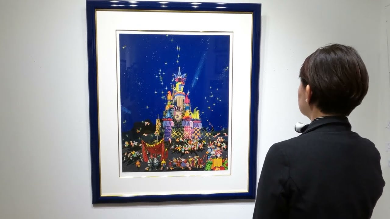 ヒロ・ヤマガタ クラウンキャッスルディズニーランド ディズニー 絵画
