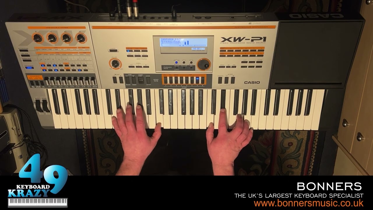 Casio XW-P1 Performance Synthesizer - 100 Preset Performances