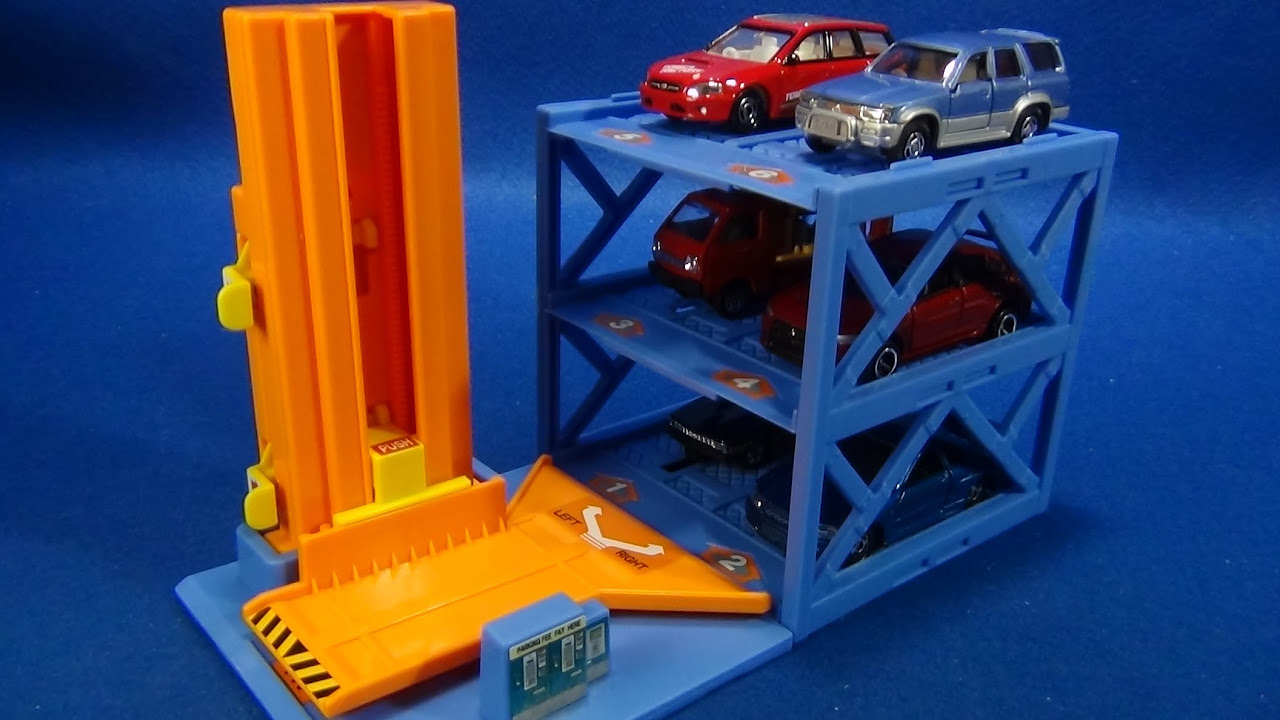 トミカ トミカタウン プレイチャージシリーズ オート立体パーキング6