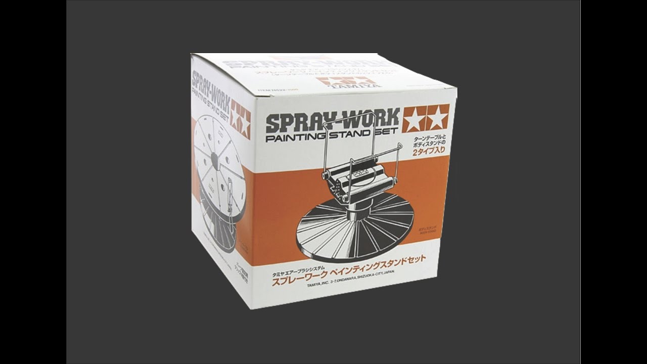 Tamiya Spray-Work Painting Stand Set Scale Model Tool Review - YouTube