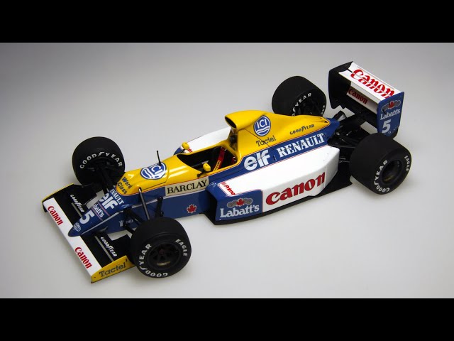 Building the 1:20 Tamiya Williams FW13 B - YouTube