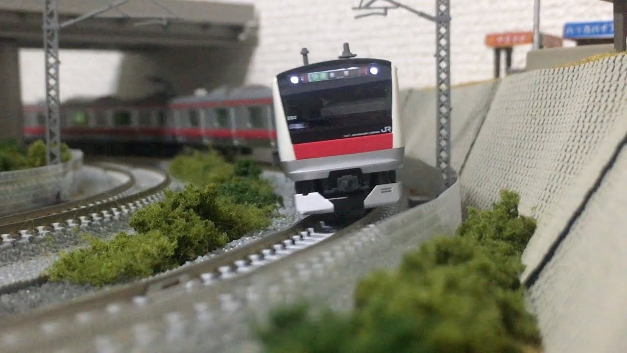 60fps!!】Nゲージ KATO E233系5000番台 京葉線（6両編成） 走行動画
