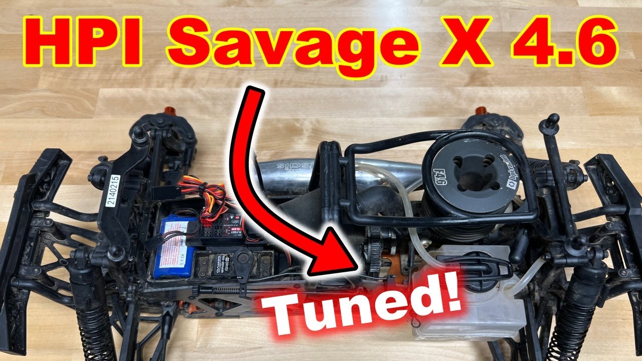 HPI Savage X 4.6 V2 GT-6 Tuning session #razortuned - YouTube