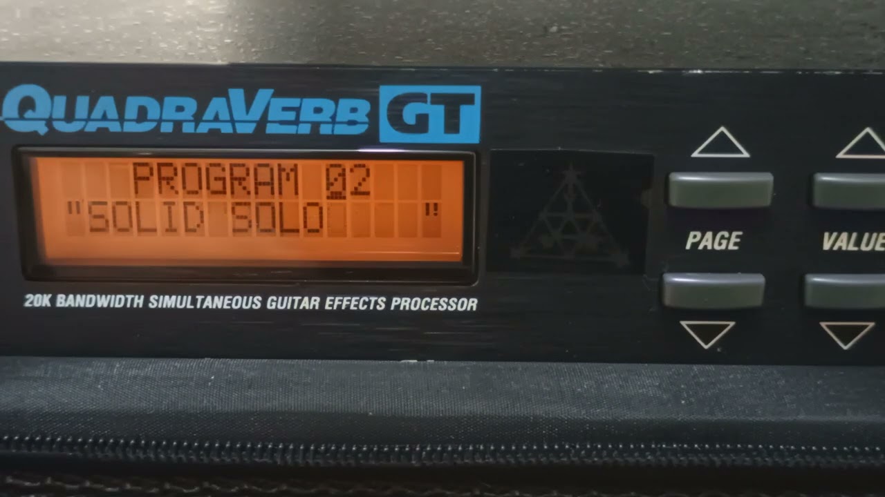 Alesis Quadraverb GT - YouTube