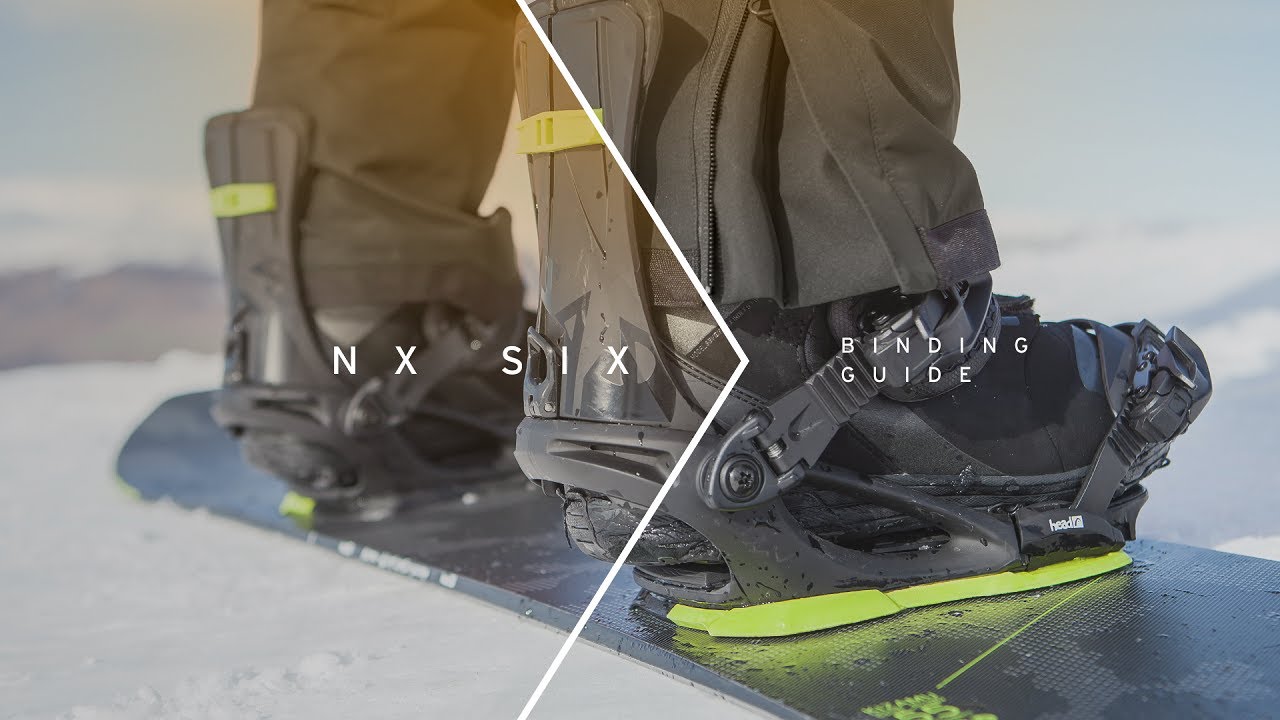 NX SIX Snowboard Bindings 2022/23 - HEAD - YouTube