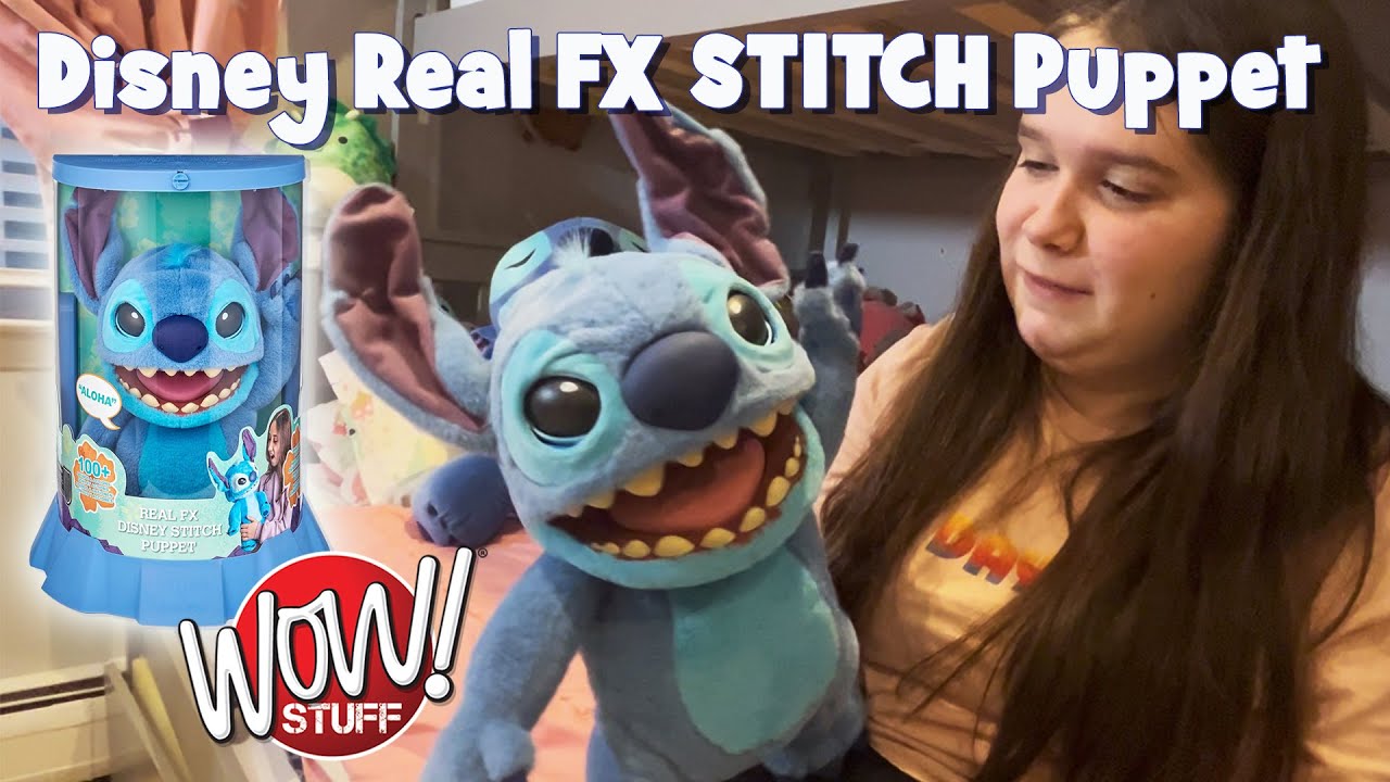 Autumn Checks out the Disney Real FX STITCH Puppet from WOW Stuff