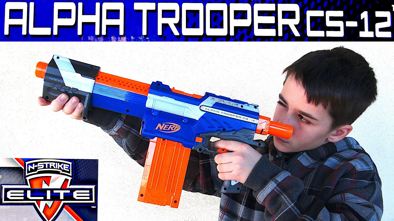 Nerf N-Strike Exclusive Elite Alpha Trooper CS-12 with Robert