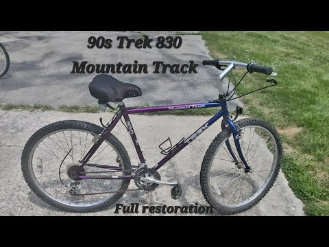Trek 830 Mountain Track full restoration/start to finish/vintage