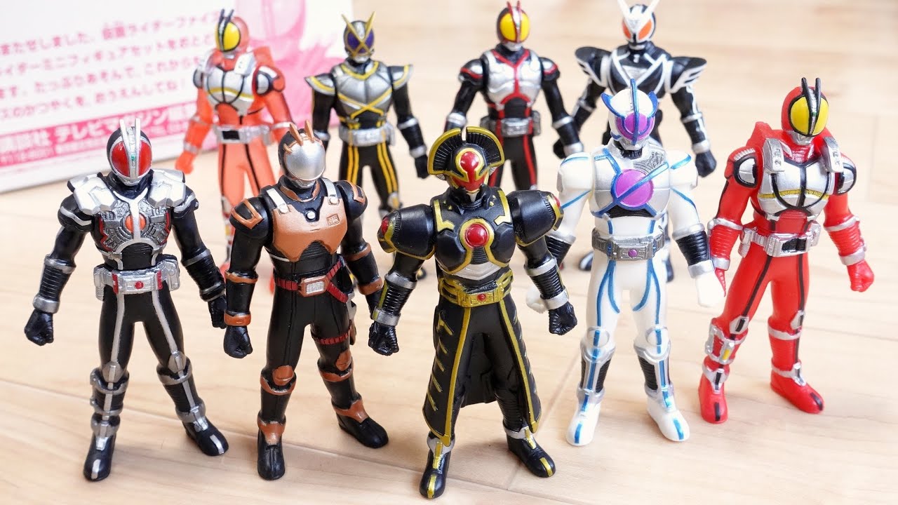 20年前の仮面ライダーファイズ全フィギュアセット レビュー！テレビ