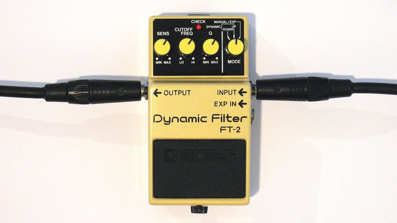 BOSS FT-2 Dynamic Filter Demo (with guitar) - YouTube