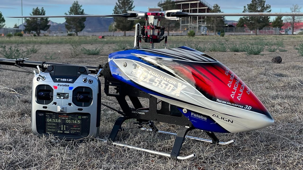 Alan Szabo Jr. ALIGN Trex 550X with retracts 5/10/2024 - YouTube