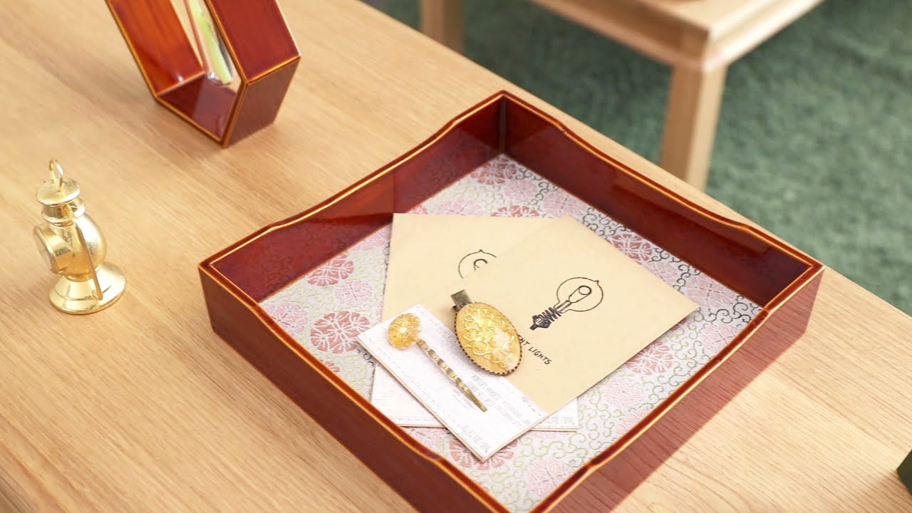 飛騨春慶 福壽漆器店 御手許箱 伝統工芸品 木製 小物入れ | MUKU工房