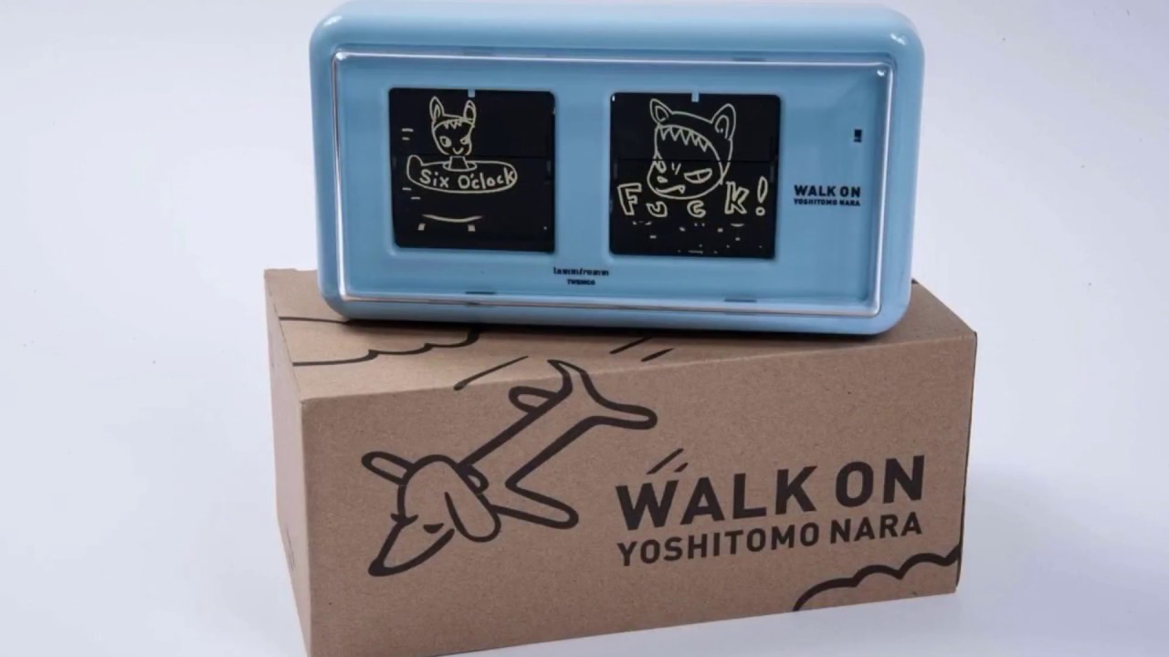 Reviewing the Yoshitomo Nara Walk On Flip Clock - YouTube
