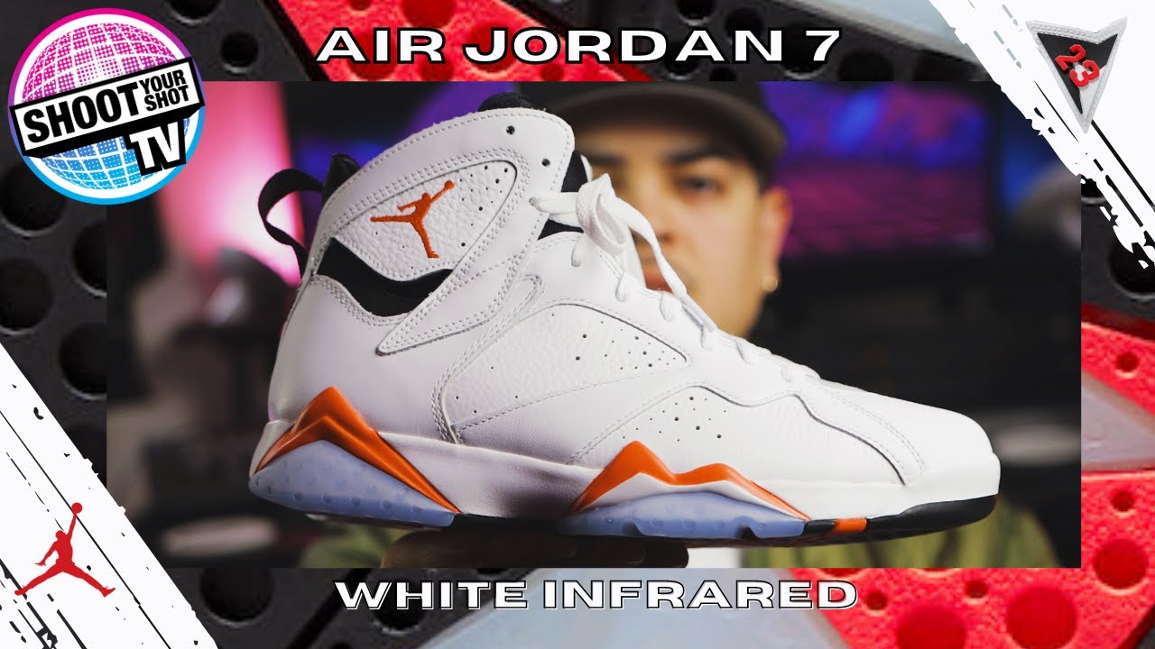 Air Jordan 7 White Infrared Early Look! - YouTube