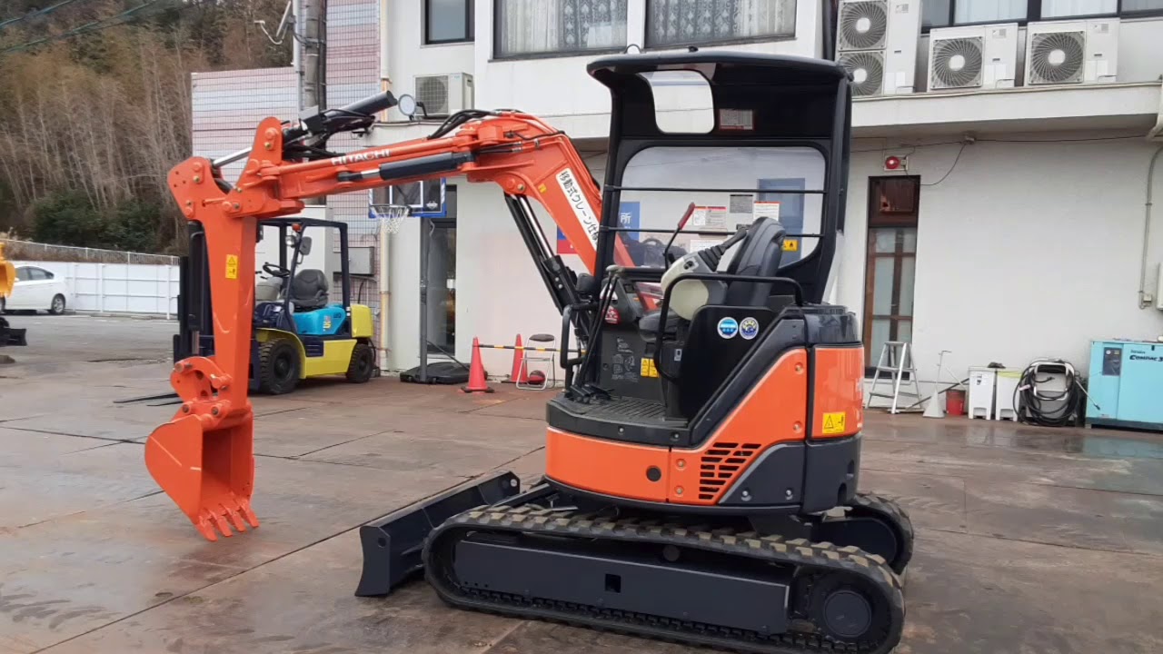 日立建機 ZX30UR-3 ミニユンボ 油圧ショベル 0.1m3 [BE1888]【クレーン