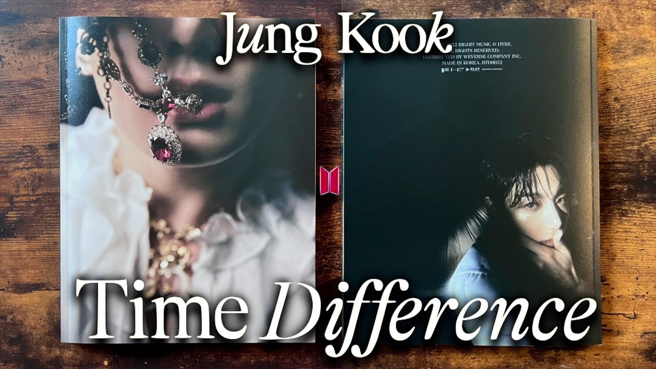 UNBOXING] Jungkook Photofolio 'Time Difference' | BTS 방탄소년단